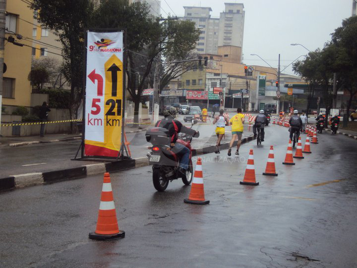 Cone de Sinalização 9 meia maratona São Bernardo